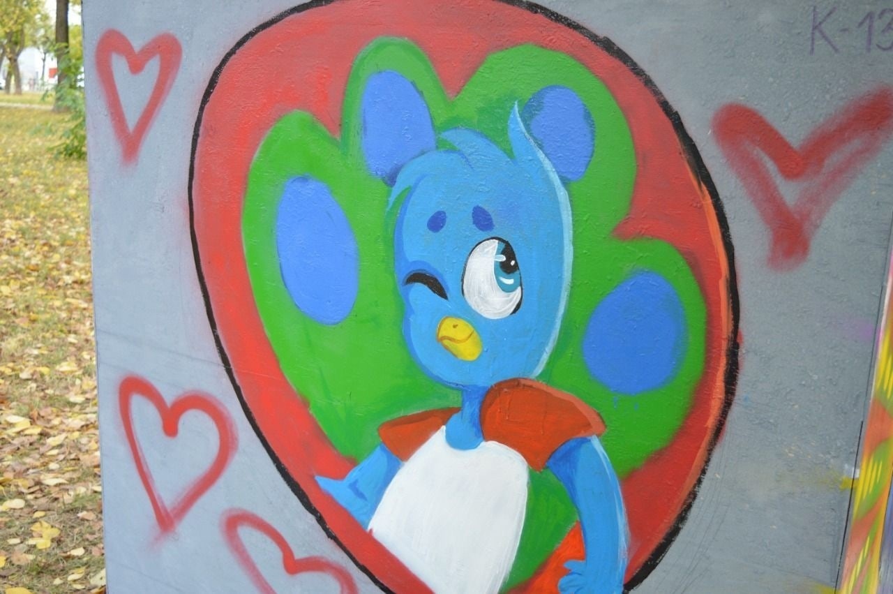 В Серпухове снова рисовали граффити