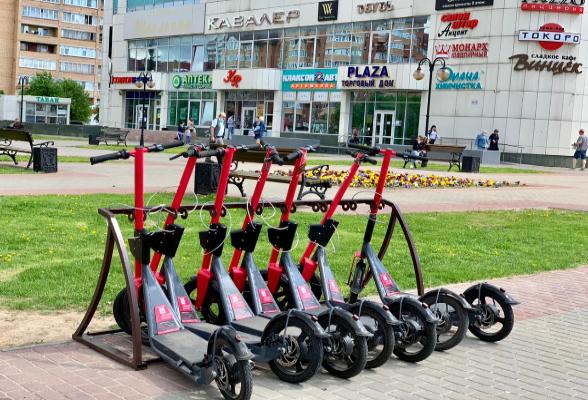 В Серпухове начал работать прокат электро-самокатов