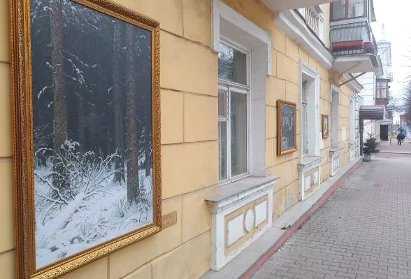 Репродукции 33 картин украсят улицу Советская