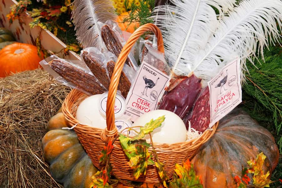 Продукты со страусиной фермы «Русский страус»